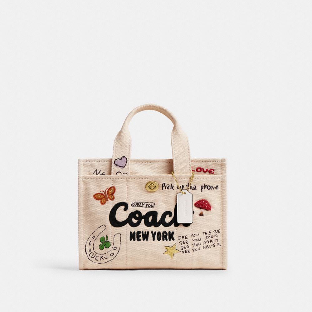 Cargo Tote Bag 26 With Sketch Print